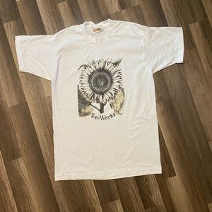 Vintage sunworks sunflower shirt